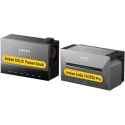 Anker SOLIX Power Dock Multisystem mit Solarbank 3 E2700 Pro Balkonkraftwerk Speicher, by Powerness - 1x Anker Power Dock + 1x Solarbank 3 E2700 Pro / ohne Smart Meter / Standardversand