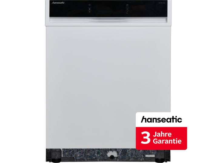 HANSEATIC Unterbaugeschirrspüler GU HBW 324 , Energieeffizienz: B (A-G), silber, B:59,8cm H:82cm T:57cm, Geschirrspüler