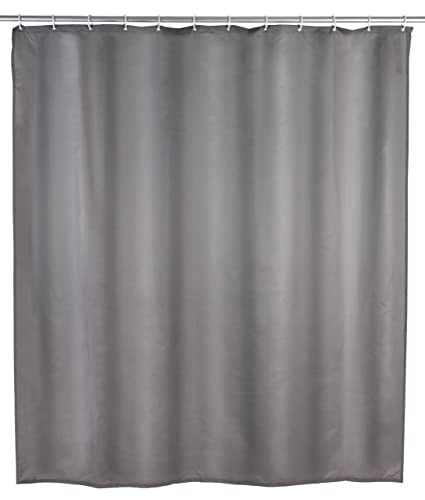 Wenko Anti-schimmel douchegordijn grijs polyester B/D/H: 180 x 200 cm