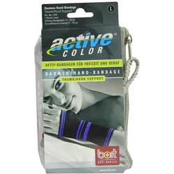 BORT Activecolor Daumen Hand Band.L schw 1 St