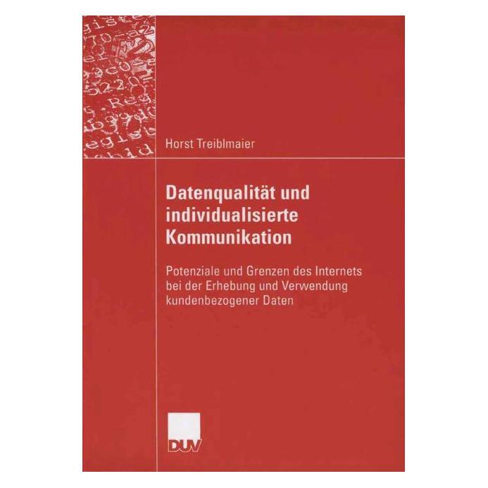 DUV Treiblmaier,H.:Datenqualität u.ind.Komm (63576437)