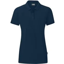 JAKO Damen Polo Organic, Größe 38 in Blau Blau