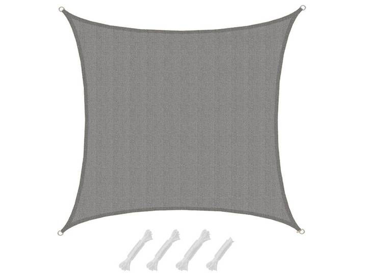 UV-SONNENSEGEL 5/5 m, Viereckig, Wasserdurchlässig, Grau