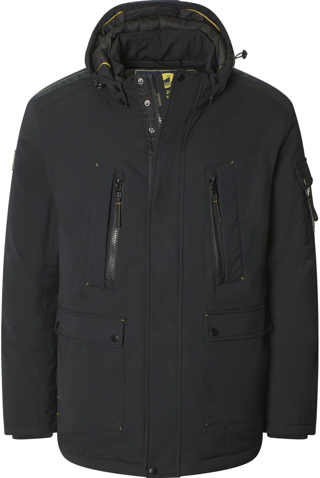 Funktionsjacke JAN VANDERSTORM "Funktionsjacke FINNLUND", Herren, Gr. 62, schwarz, Jacken Funktionsjacke