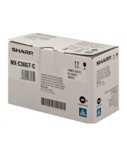 Sharp MXC30GTC Cyan Original Tonerpatrone für MX-C250F MX-C300W MX-C301W (MXC30GTC)