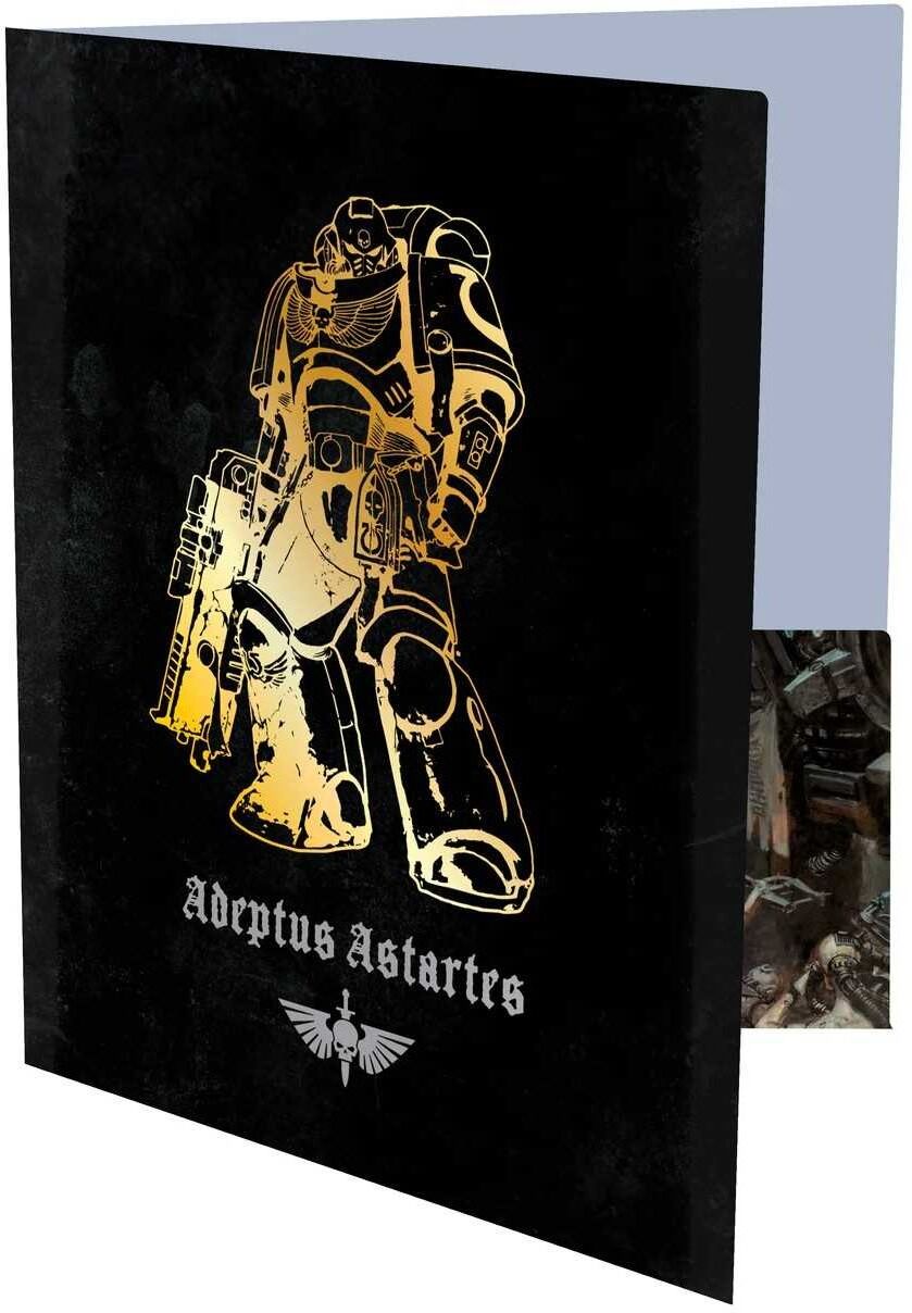 Ultra PRO Warhammer 40,000 Space Marines Adeptus Astartes Datasheet Folio for Organising 10th Edition Datasheets and Notes
