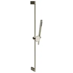 Gessi Origini Brausestange mit Schlauch, und 1 Strahl Handbrause, Wandmontage, 66145720, Farbe: Nickel PVD