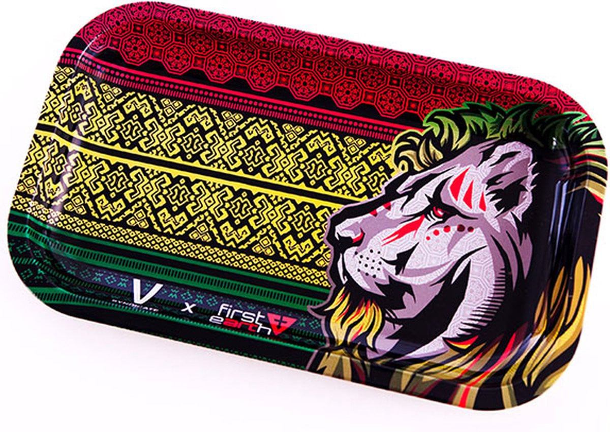 V-Syndicate Metalen dienblad Rasta Lion Medium
