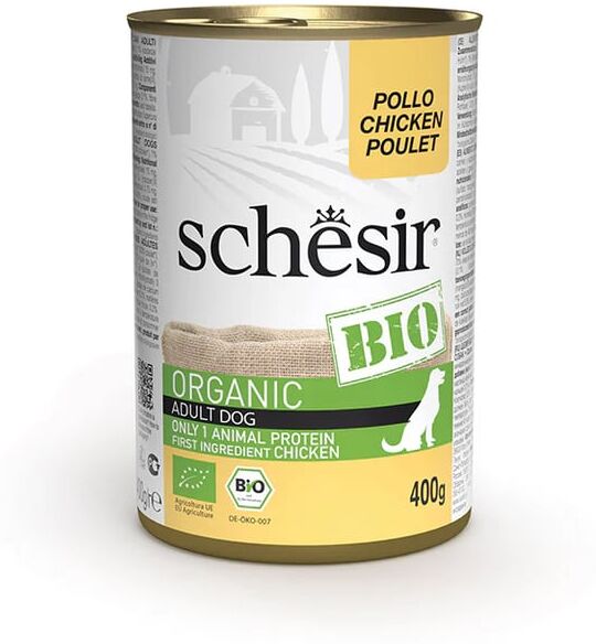 Schesir Dog Bio Lata Frango em Patê 6 uds x 400g