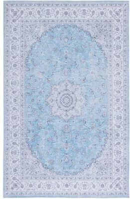 SAFAVIEH Tucson Machine Washable Slip Resistant Notburga Shabby Chic Rug