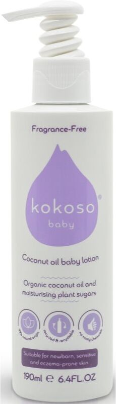 Kokoso Baby Kids lait corporel pour peaux sensibles pour enfant 190 ml