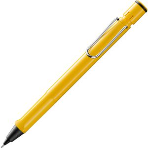 Lamy Druckbleistift safari 118, gelb, Kunststoff, HB, mit Radiergummi, Strichbreite 0,5 mm
