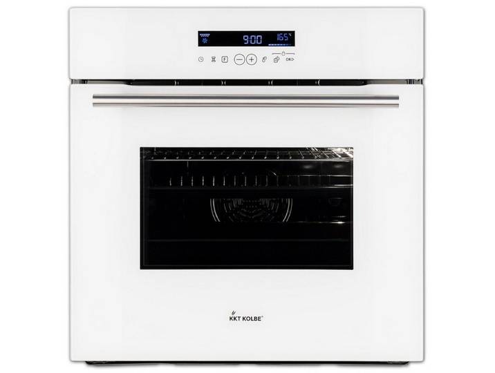KKT KOLBE Einbaubackofen Backofen Elektroherd EB8015W, mit 2-fach Teleskopauszug, DampfClean, 60 cm / Heißluft / Einbauherd / Kochmulde / Selbstreinigung