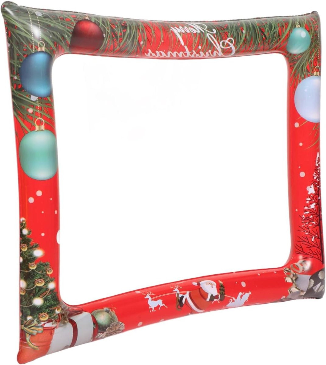 Rode Opblaasbare Fotolijst Prop voor Feestdecoratie - 78 x 65 cm