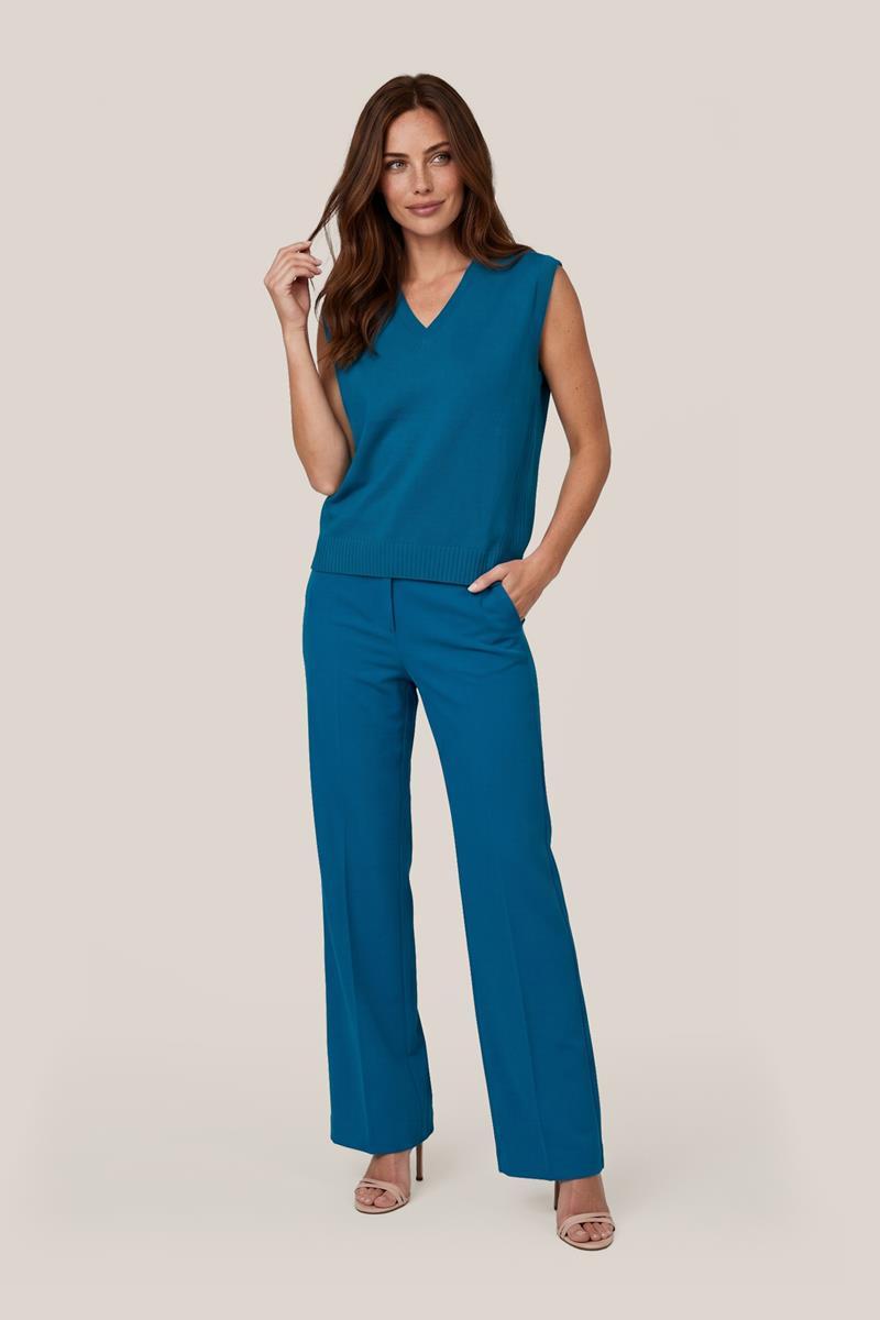 Althea Top Petrolblauw