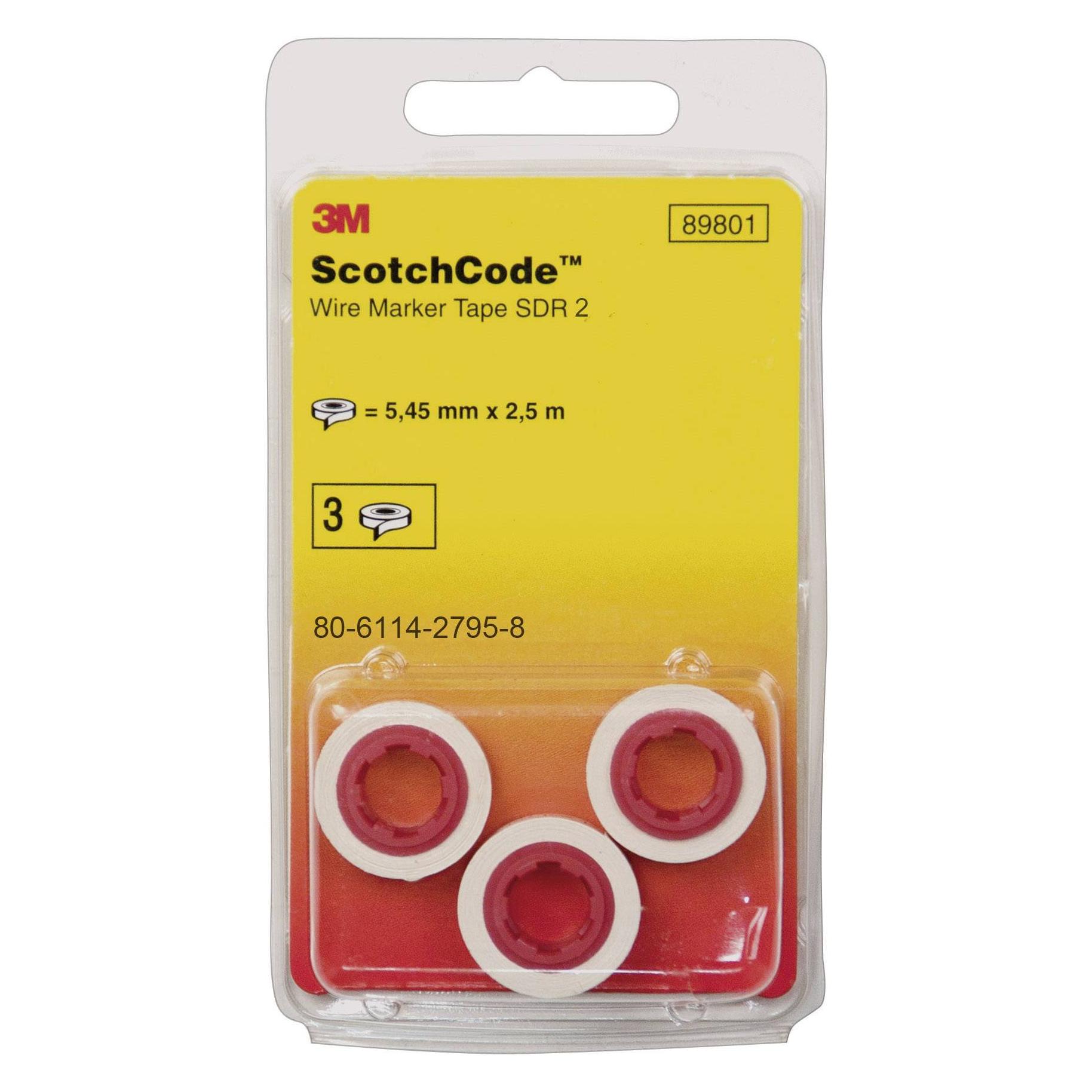 3M Scotchcode Kabelmarkierer-Nachfüllrollen Ziffer "7" 80-6114-2800-6 Inhalt: 3 Rolle(n) (80-6114-2800 (7000058790)