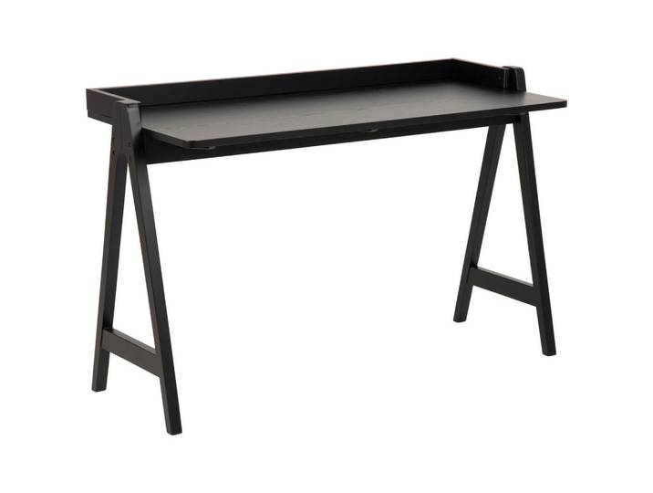 Ambia Home Konsolentisch, Schwarz, Holz, Eiche, Kautschukholz, furniert, massiv, rechteckig, eckig, 51.6x80x126.6 cm, Reach, Wohnzimmer, Wohnzimmertische, Konsolentische