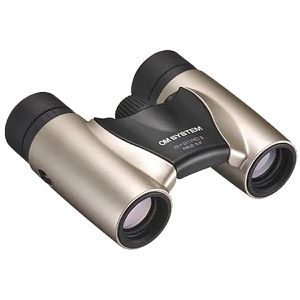 OM-System Fernglas RC II gold, BaK4 Glas, 8 x 21 mm, faltbares Taschenfernglas