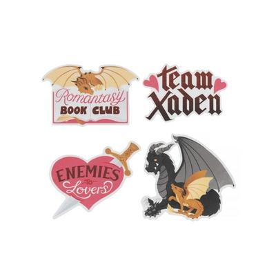 Rebecca Yarros's Fourth Wing: Romantasy Stickers - Sticker Set of 4