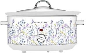 VQ Laura Ashley VQSLWC6LLACR Slow Cooker 6.5L, China Rose