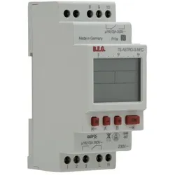 BEG 93143 Zeitschaltuhr ASTRO-NFC Hutschienenmontage grau IP20 2Kanal TS-ASTRO-3-NFC