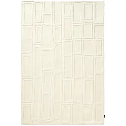 benuta Finest Wollteppich Zino Cream 200x300 cm - Naturfaserteppich aus Wolle