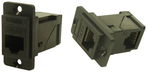 Cliff RAFT DUALSLIM CAT6 RJ45 CSK CP30752 Adapter, Einbau Schwarz 1St.