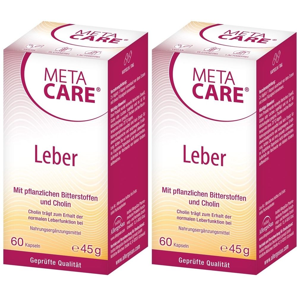 Meta-Care Leber Kapseln 2x 2x60 St