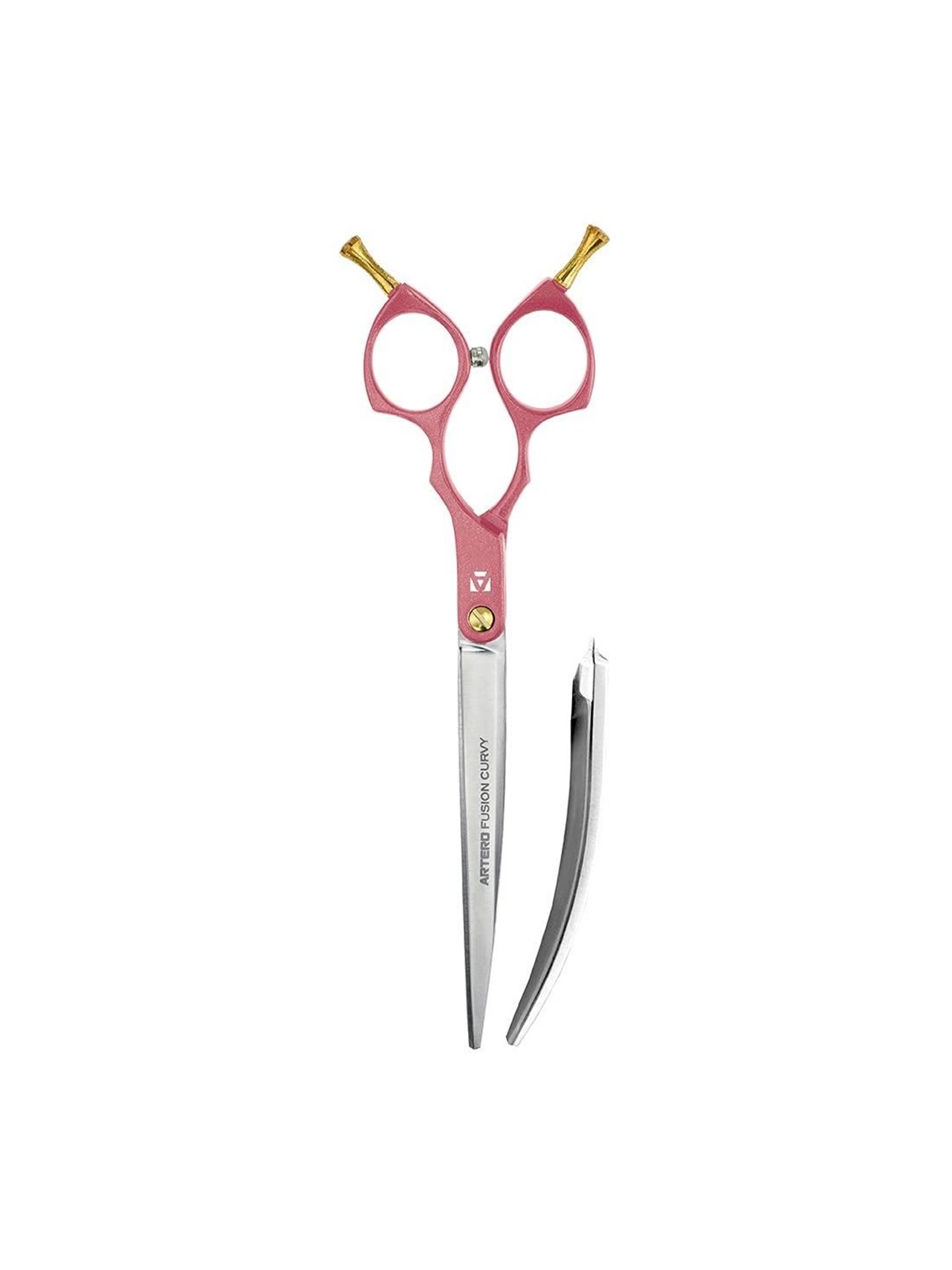 ARTERO Scissors FUSION CURVY PINK 7"