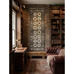 Läufer Kurzflor Grün 80 x 300 cm - PERRAN   Kadima Design