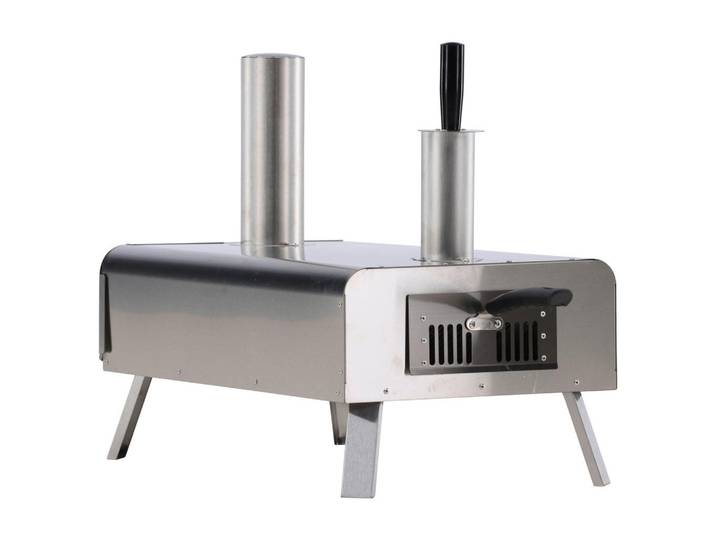 Gardenson Pizzaofen, Silberfarben, Metall, 85.8x49.9x37 cm, Kochgeschirr, Küchengeräte, Sonstige Küchengeräte