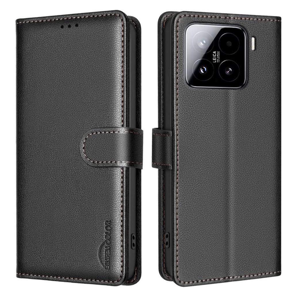 Binfen Color Xiaomi 15 Pro - BINFEN Leder Etui Hülle mit RFID Blocker (Xiaomi 15 Pro) (54856895)