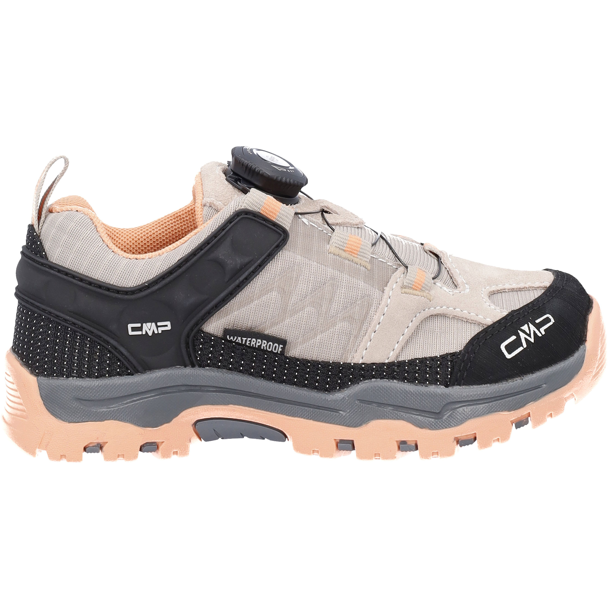 CMP Kiruna Fitgo WP Kinder Zustiegsschuhe beige Größe 29 Trekking Wasserdicht