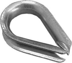 KAU 5 Verzinkte kooi voor touw conform DIN 6899B 5 mm