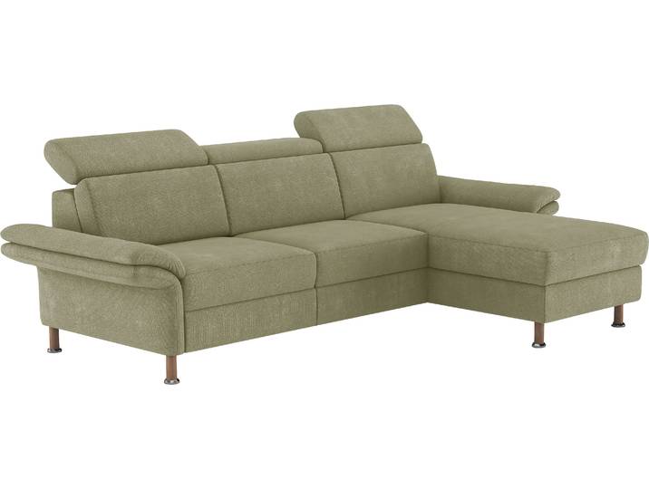 Ecksofa GOODPRODUCT Calypso L-Form , grün, B:260cm H:85cm T:172cm, 100% Polyester, Sofas, Ecksofa, mit motorischen Funktionen im Sofa und Recamiere