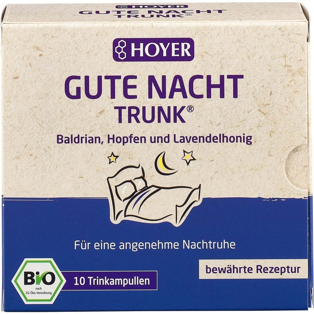Hoyer Gute Nacht Trunk Bio 10x10 ml Trinkampullen