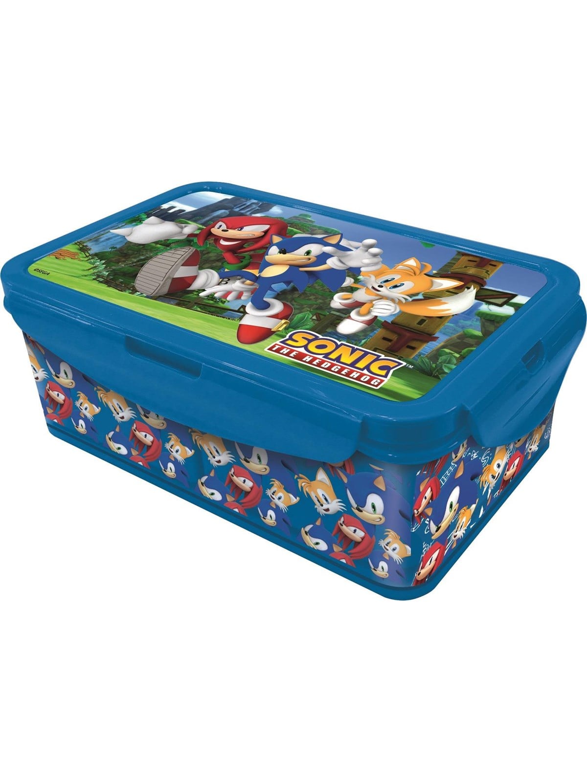 Sonic Lunch box w/removable compartments 21x13 cm
