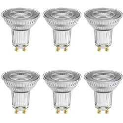 6er Sparset  Osram GU10 LED Strahler Superstar Plus PAR16 HD LIGHTING 36° dimmbar 4000K 3,7W wie 35W CRI90  - sehr gute Farbwiedergabe