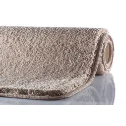 GRUND Badteppich MELANGE Taupe 50x80 cm