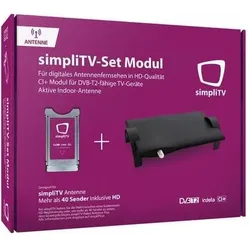 SimpliTV Simpli TV-Set Modul Simpli Modul + Simpli Antenne, CI Modul + Pay TV