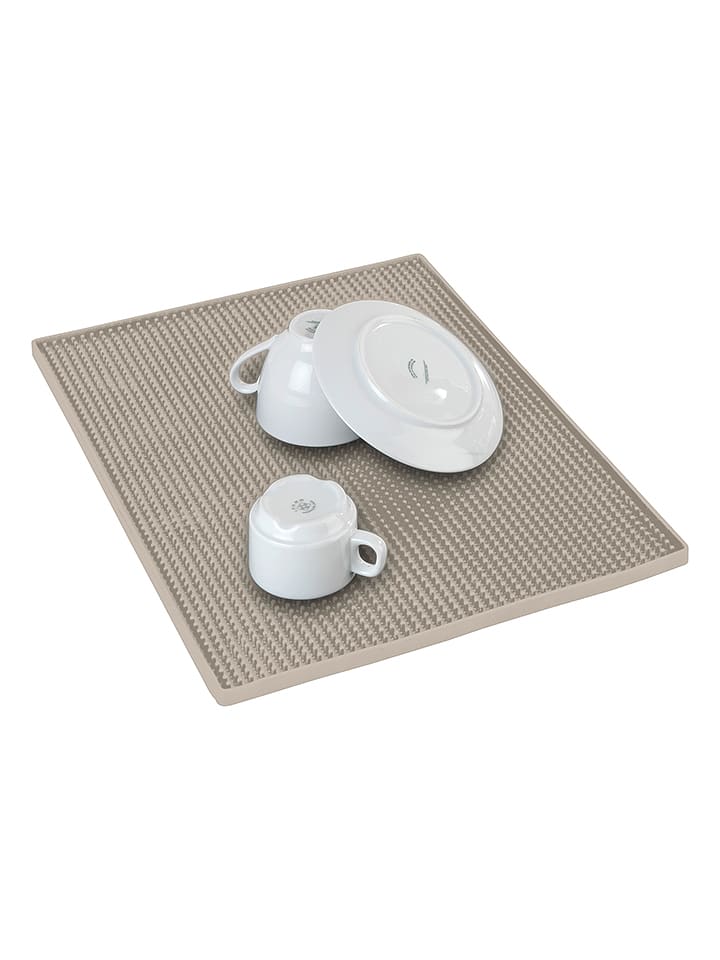 Wenko Abtropfmatte in Beige - (L)40 x (B)30 cm - onesize