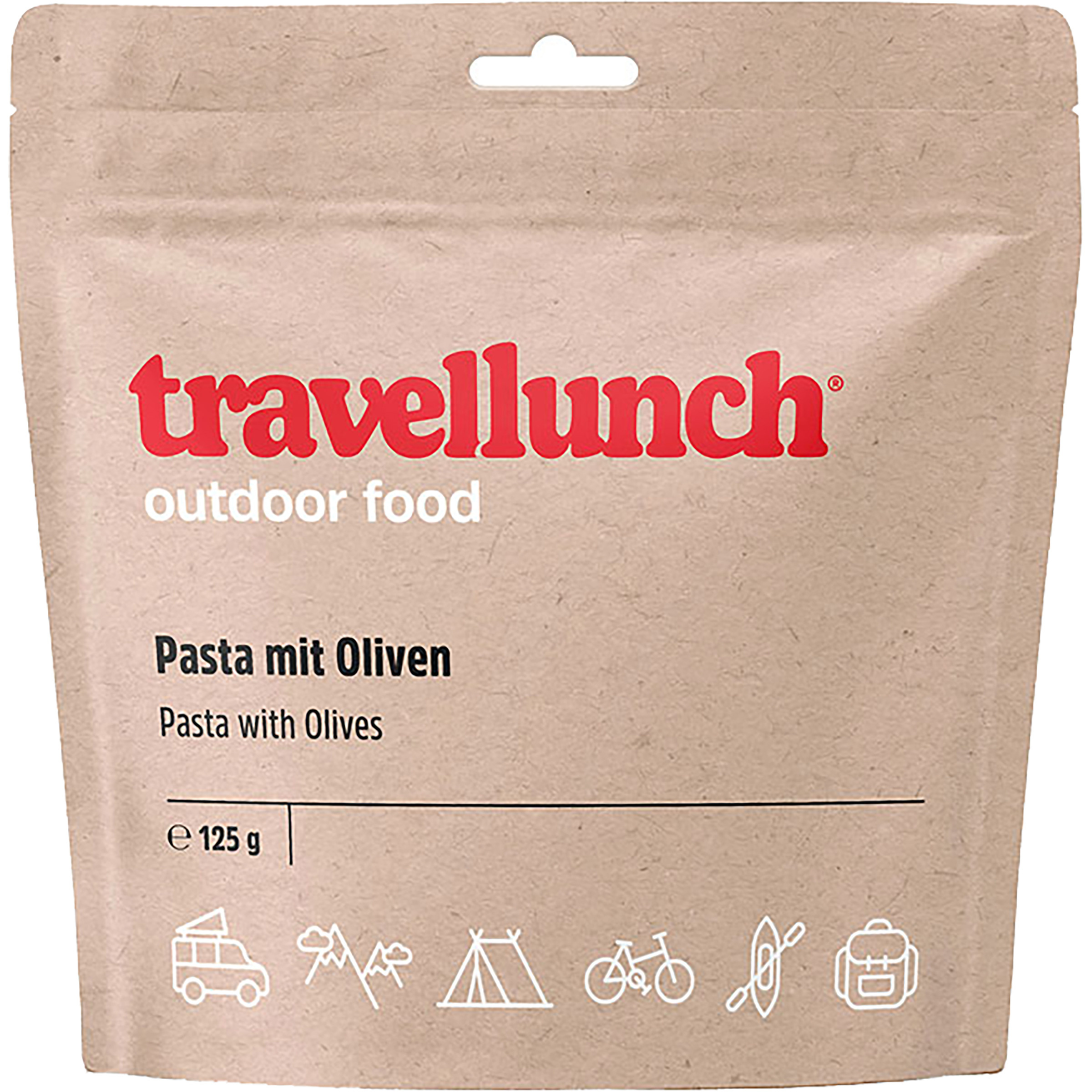 Travellunch Pasta Siciliana Trekkingnahrung beige Größe 125G