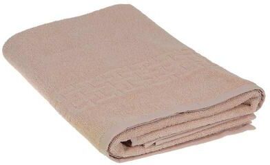 IH Casa Decor Basketweave Bath Towel (30 X 60) (Taupe) - Set of 2