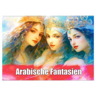 Arabische Fantasien (Wandkalender 2026 DIN A2 quer), CALVENDO Monatskalender