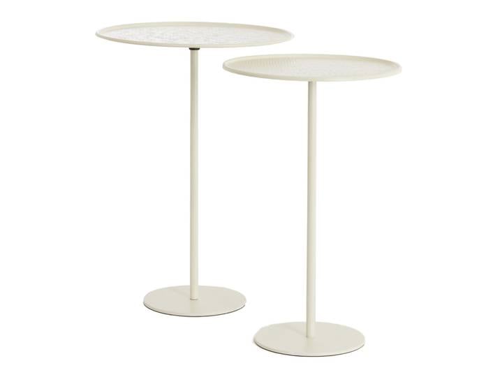Light&Living Beistelltisch-Set LIA, creme, Metall