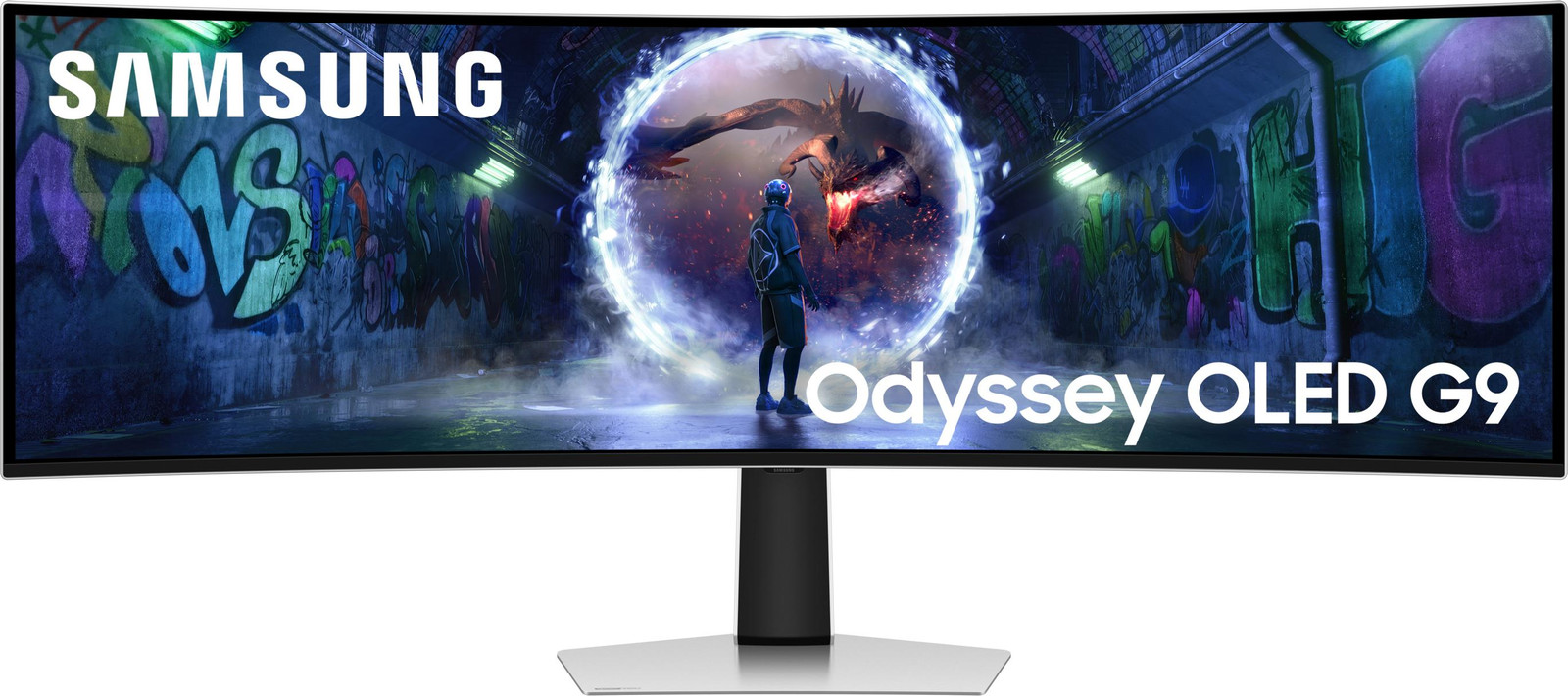 Samsung Odyssey OLED G9 G93SD 49 inch Curved Monitor Zilver