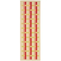 benuta Pop In- & Outdoor-Läufer Jovis Orange 80x250 cm - Teppich für Balkon, Terrasse & Garten