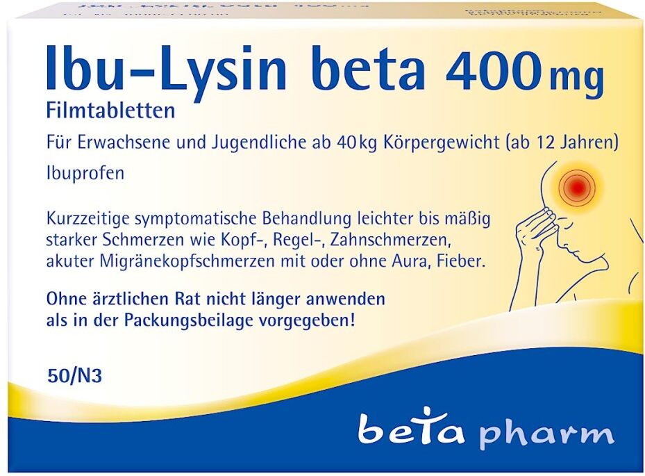 Ibu-lysin Beta 400 Mg Filmtabletten