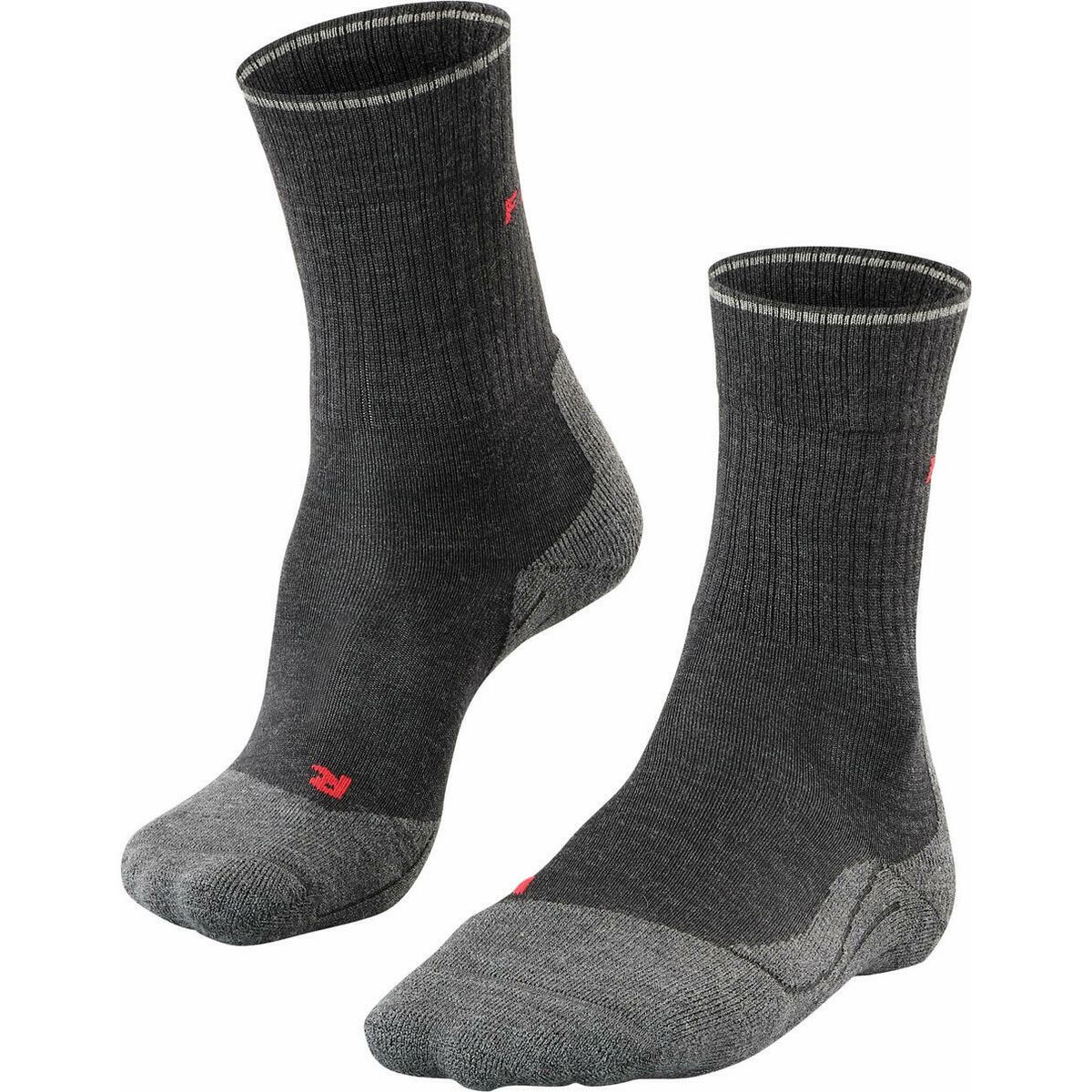 Falke TK2 Explore Wool Silk Damen Trekking Socken anthra.mel (3080) 37-38 16356-3080-37-38