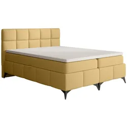 BOXBETT Solido mit Bettkasten 160x200 cm gelb